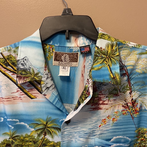 Authentic Kalaheo Hawaiian Shirt sz XL - Picture 8 of 9